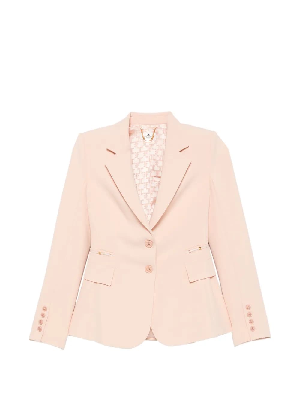 Elisabetta Franchi peak-lapel single-breasted blazer