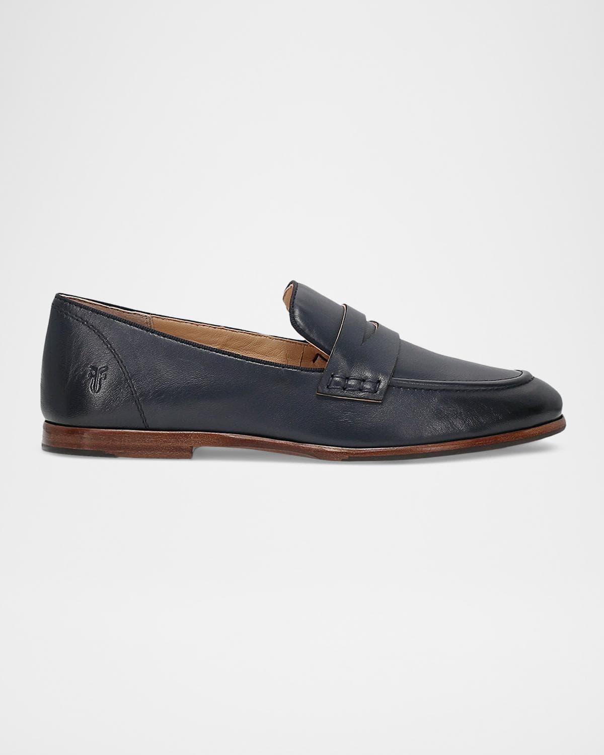 Frye Faith Leather Penny Loafers