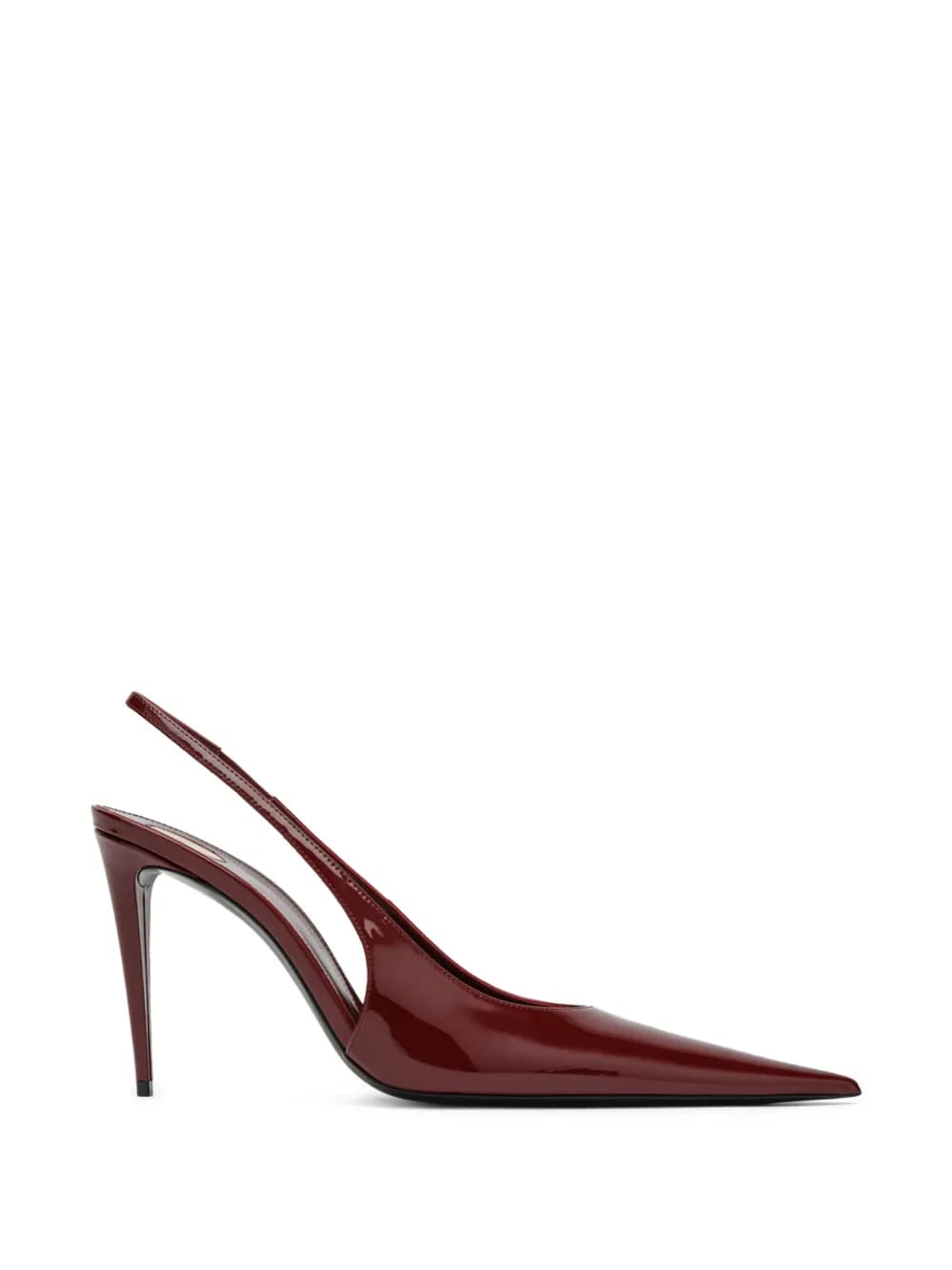 Saint Laurent Guermantes slingback pumps in patent leather