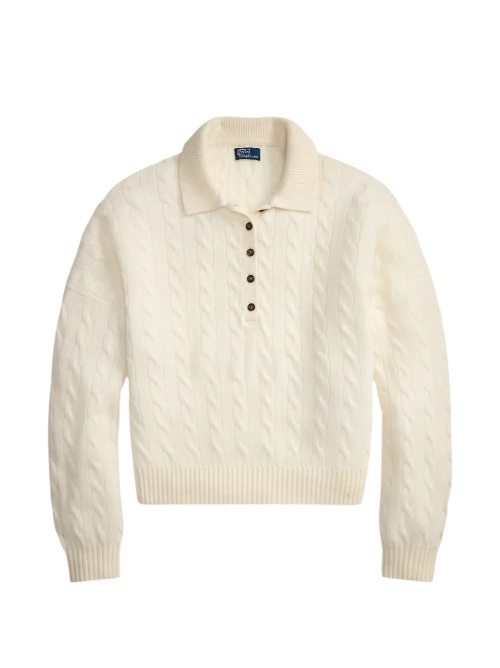 Polo Ralph Lauren cable-knit polo sweater