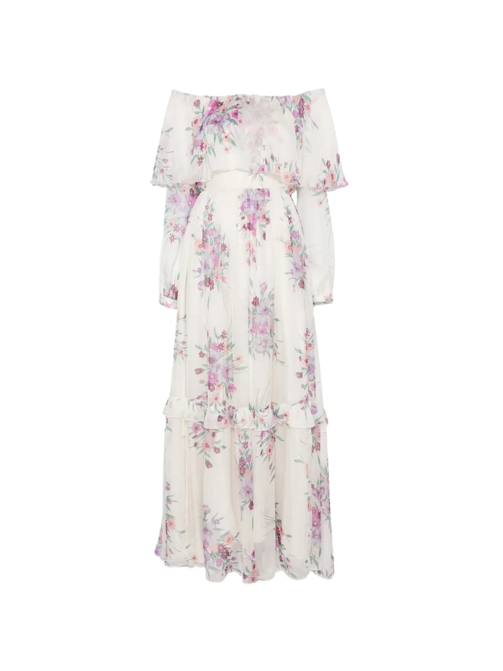 Raquel Diniz Marisol floral-print ruffled maxi dress