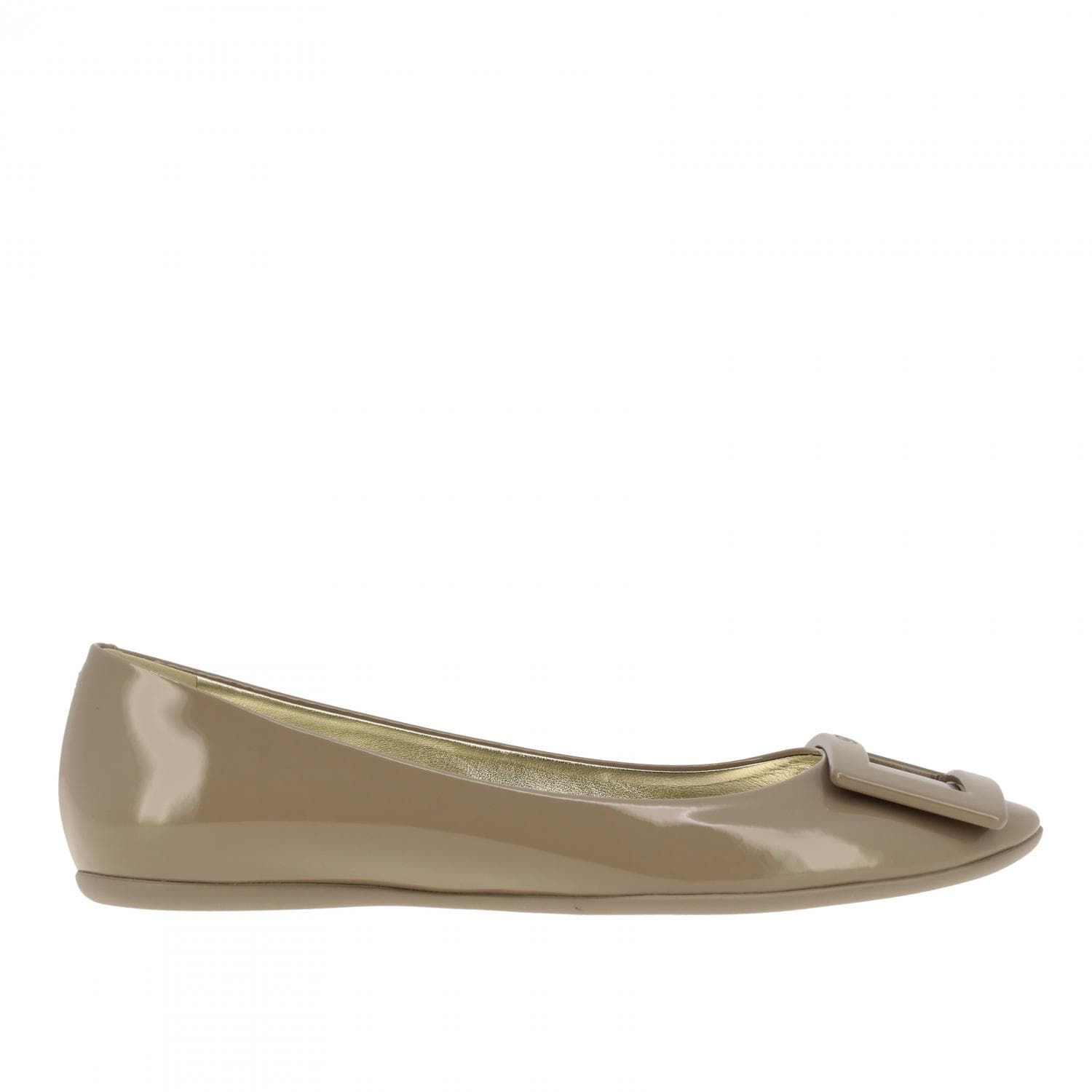 Roger Vivier Gommette patent leather ballerina · 35