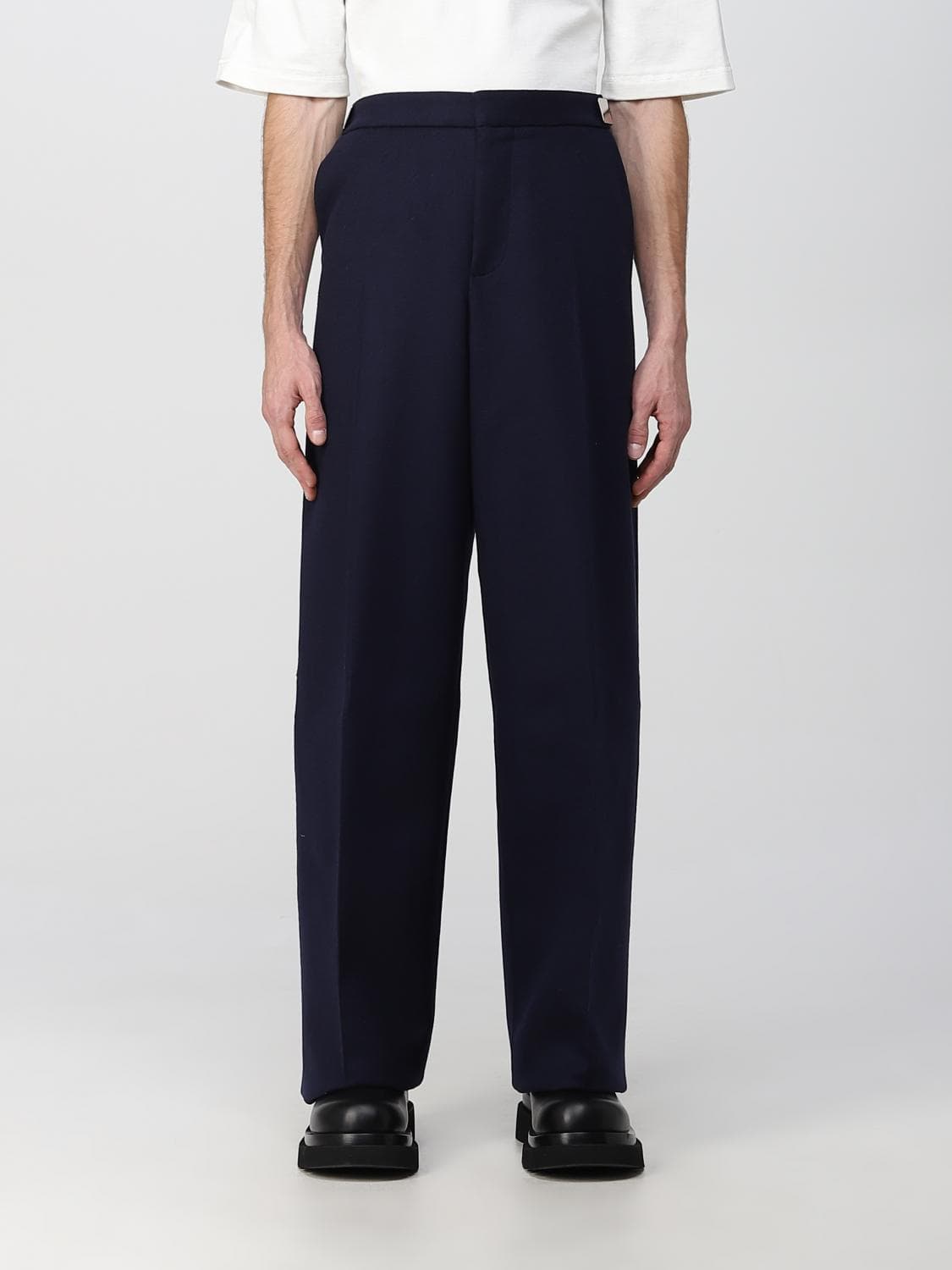 Bottega Veneta wool flannel pants · 46