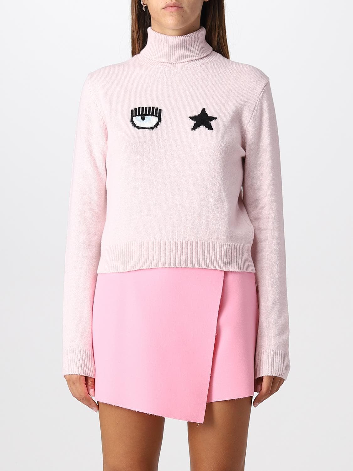 Chiara Ferragni Sweater Woman color Violet