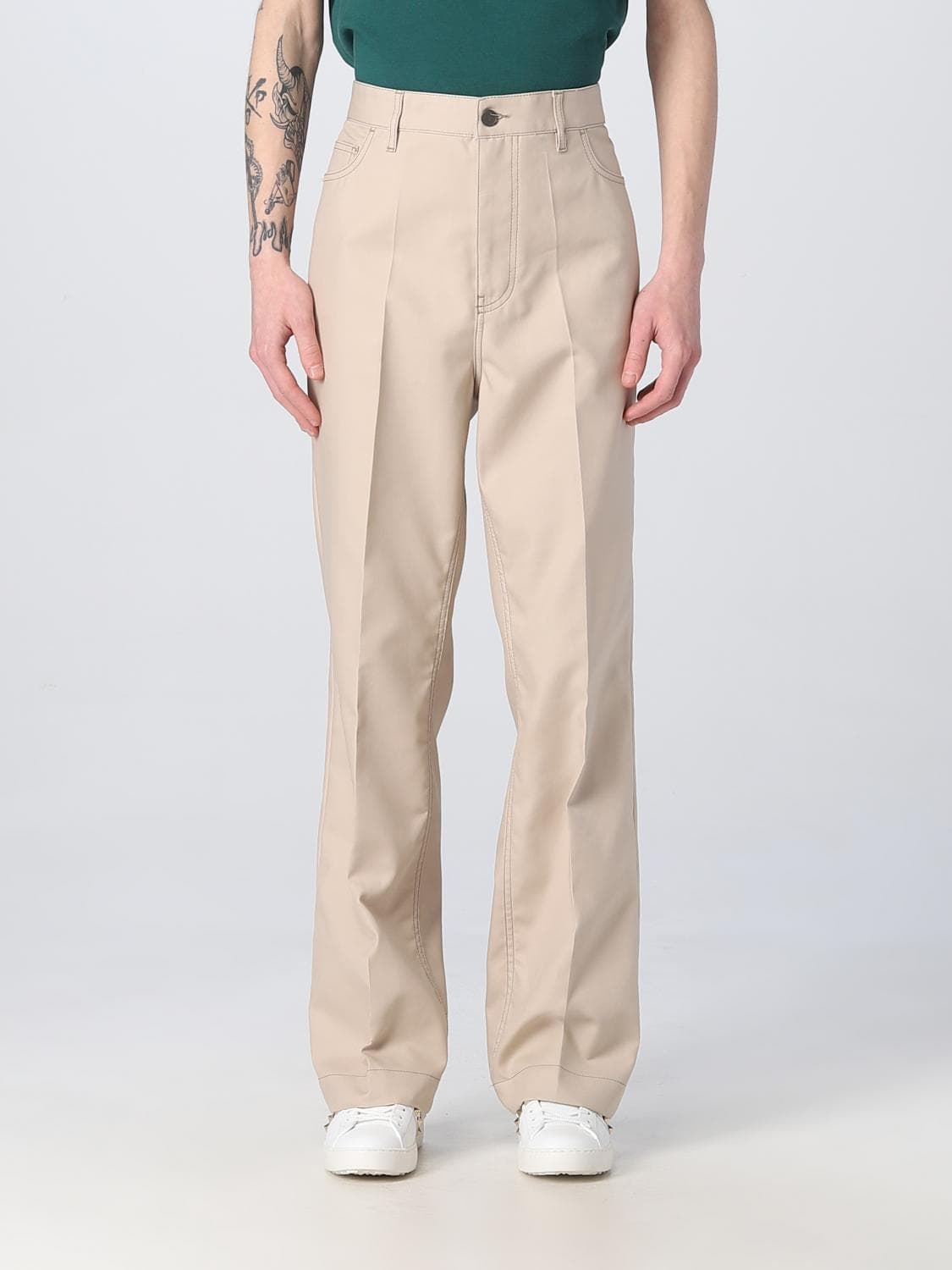 Valentino Pants Men color Beige