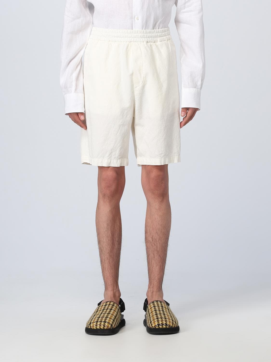 Paolo Pecora Shorts Men color Yellow Cream · 46