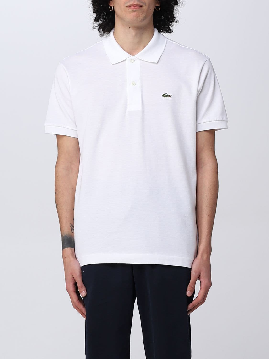 Lacoste Polo Shirt Men color White