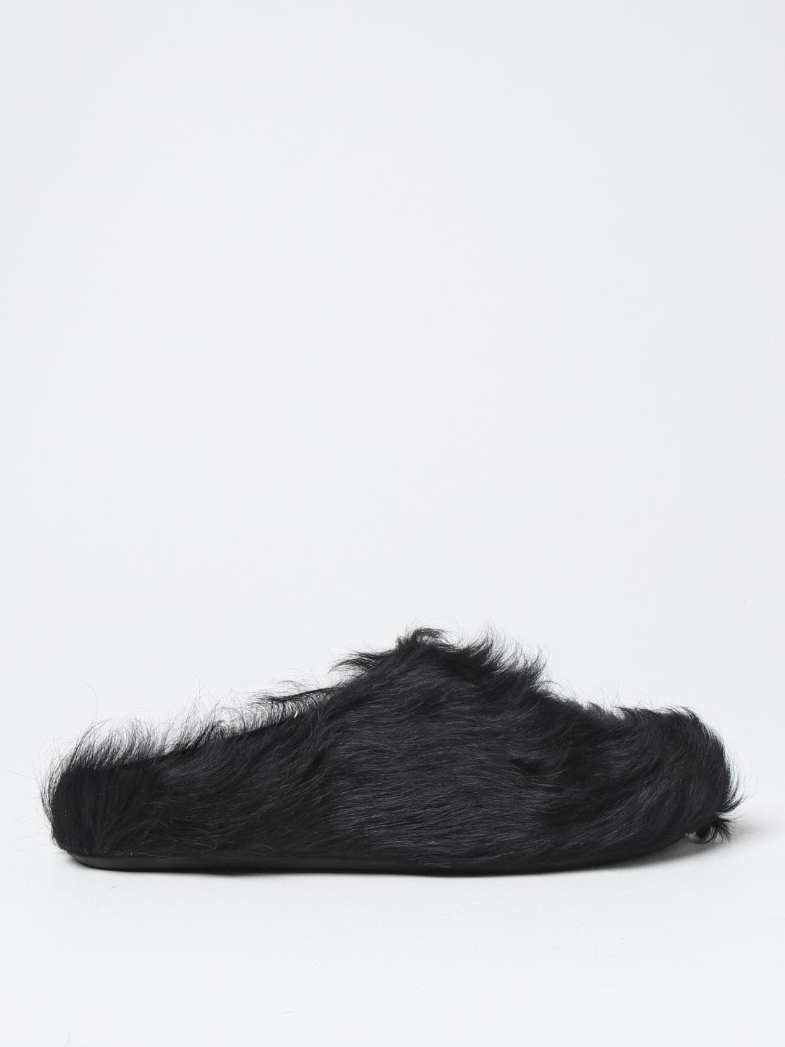 Marni Calf Hair Sabot