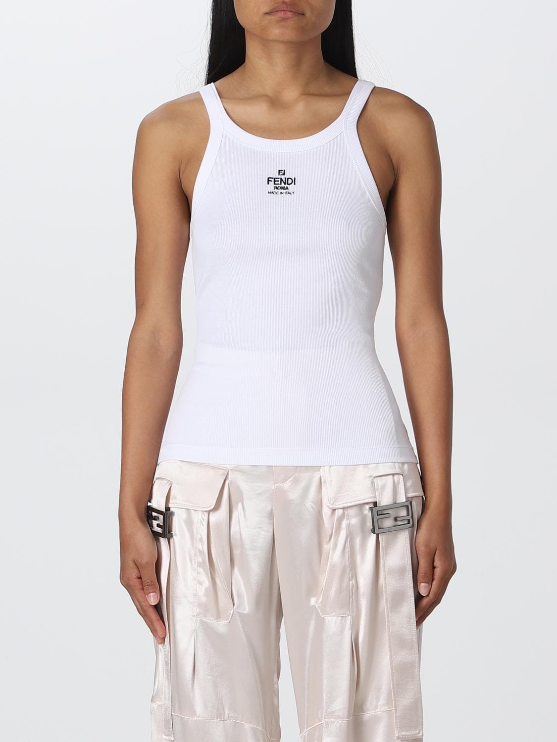 Fendi Stretch Cotton Top
