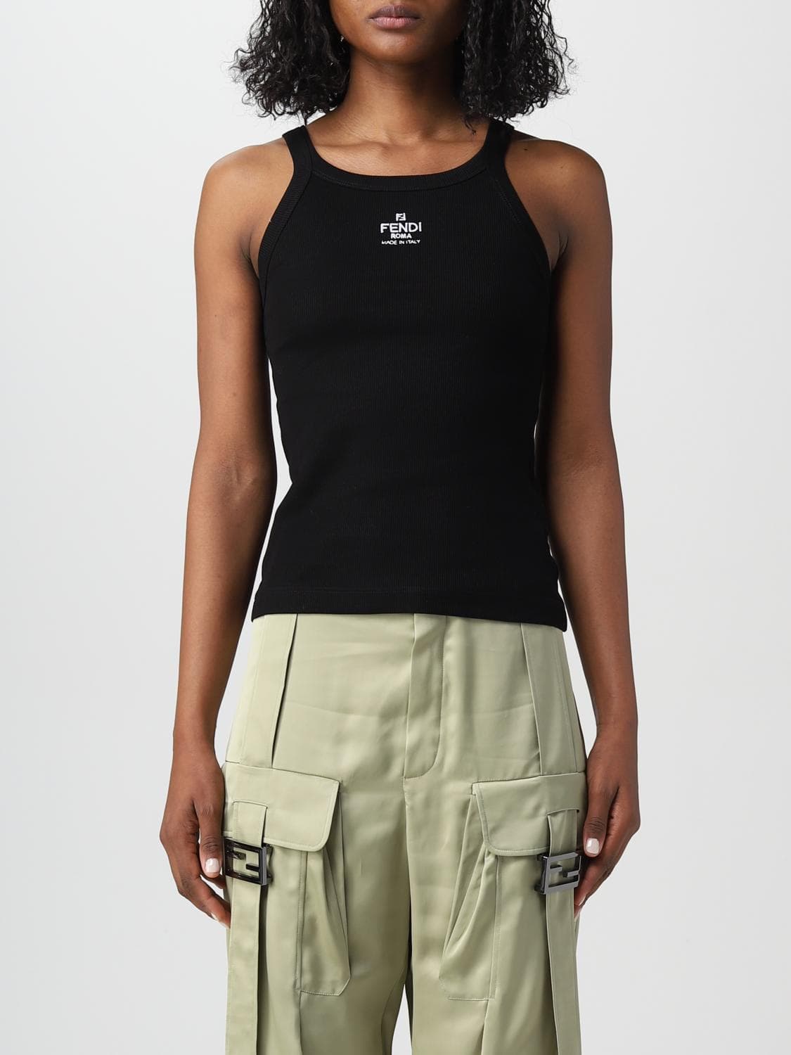 Fendi Stretch Cotton Top