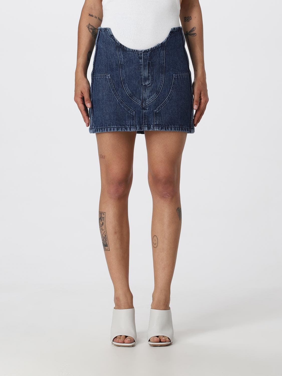 Off-White denim skirt