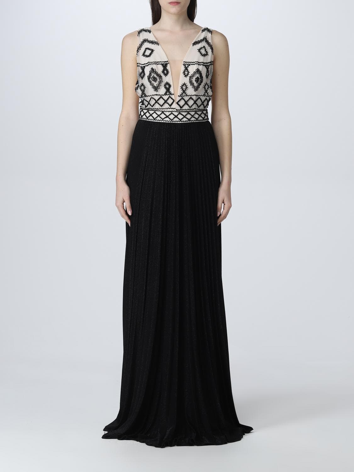 Elisabetta Franchi dress in lurex jersey · 46