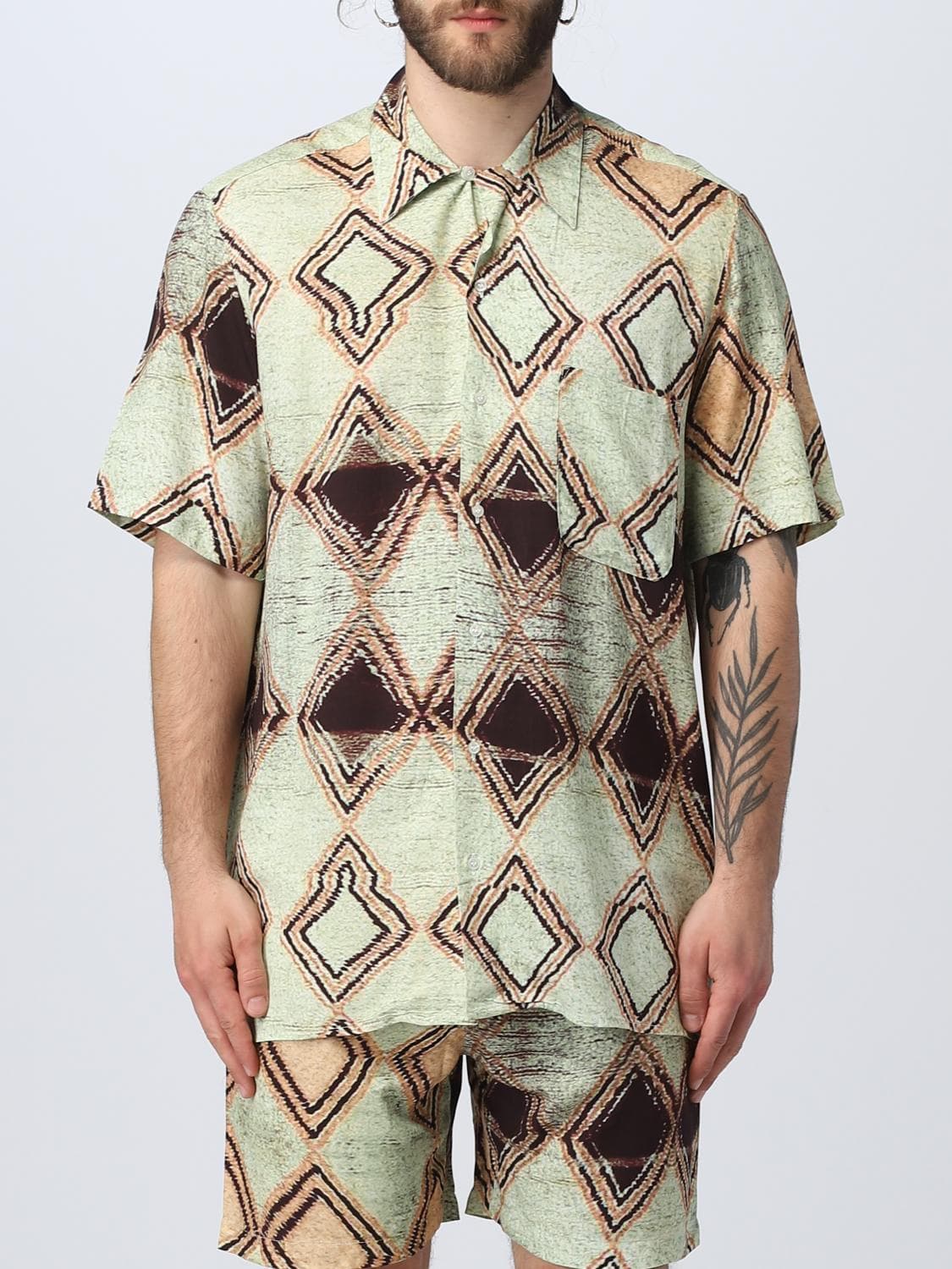 Paura Shirt Men color Green · M