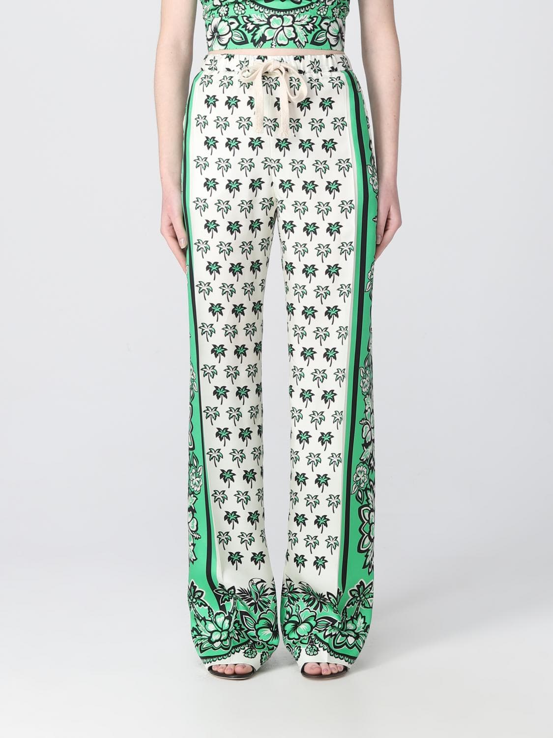 Red Valentino Pants Woman color Green