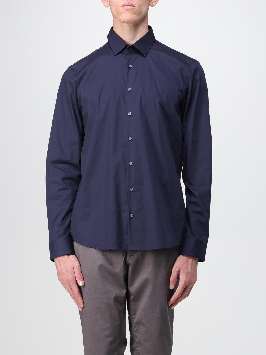 Calvin Klein Shirt Men color Blue