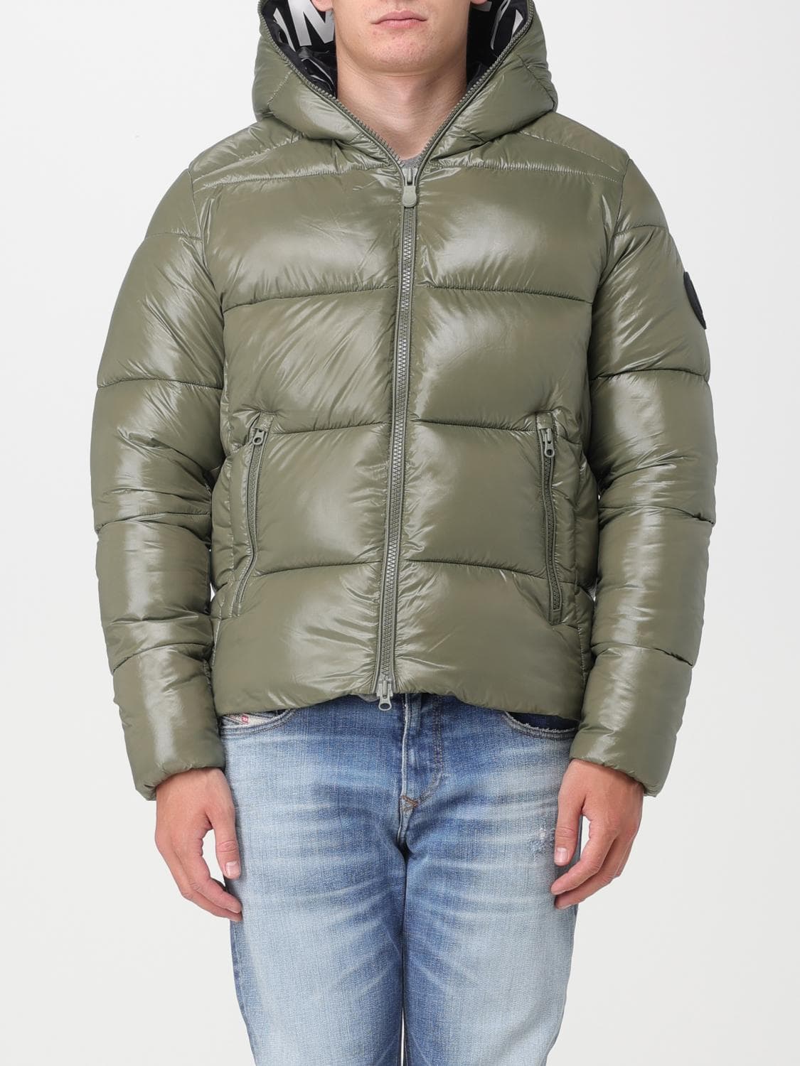 Save The Duck Jacket Men color Grass Green