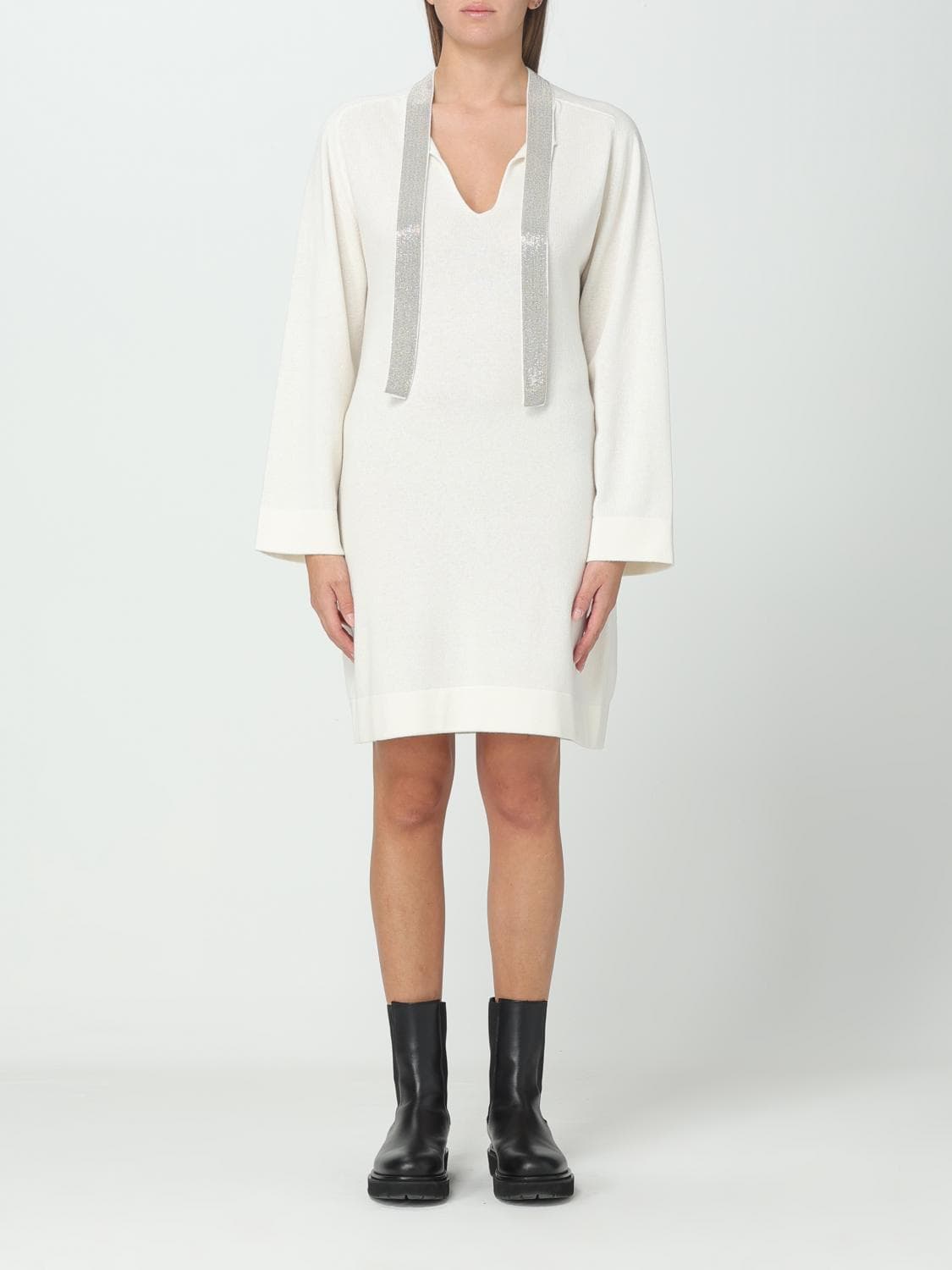 Fabiana Filippi Dress Woman color White · 40