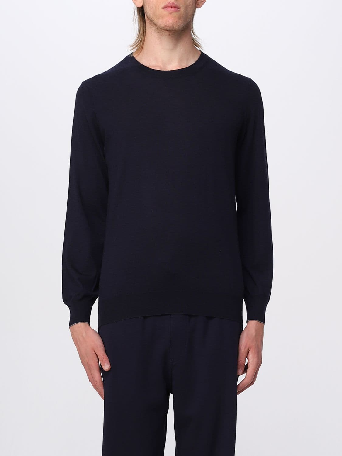 Brunello Cucinelli Virgin Wool and Cashmere Pullover