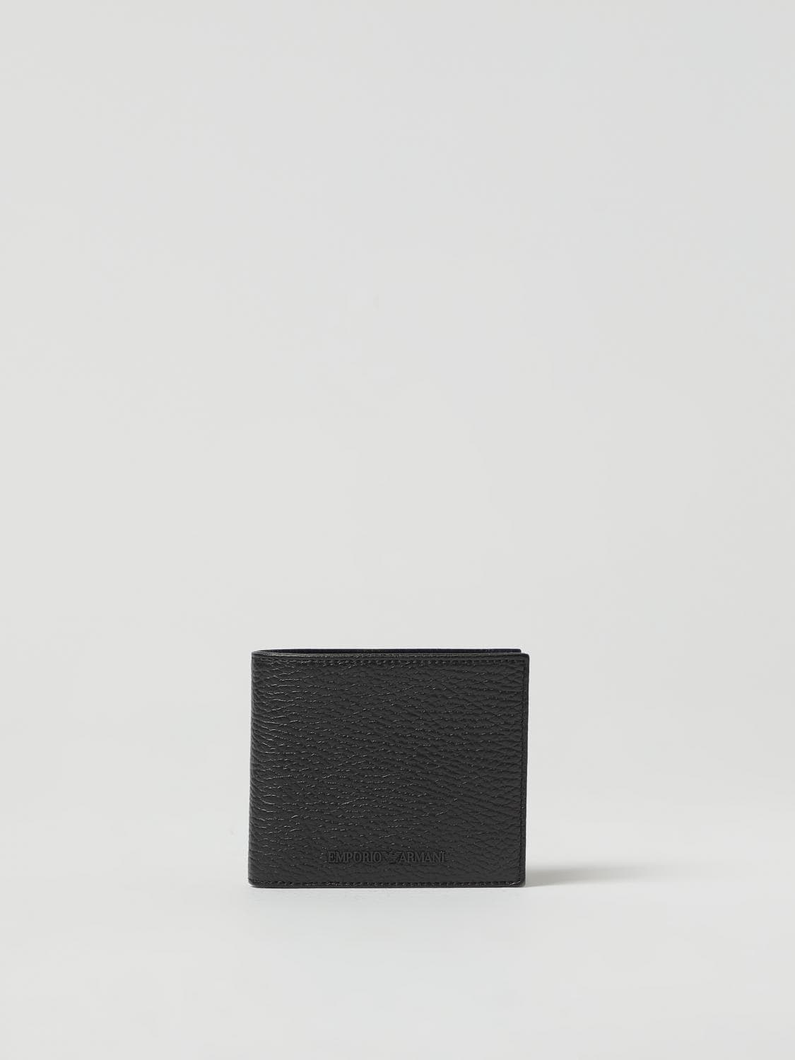 Emporio Armani wallet in grained leather · OS