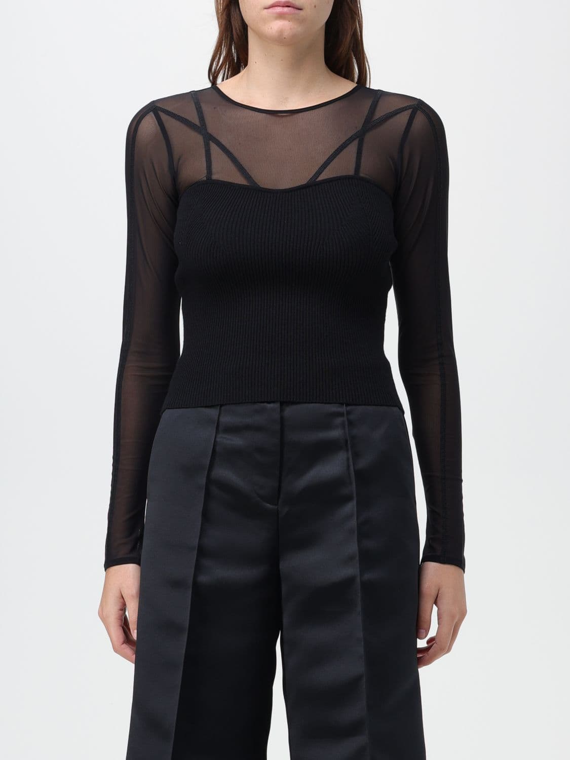 Actitude Twinset Top Woman color Black