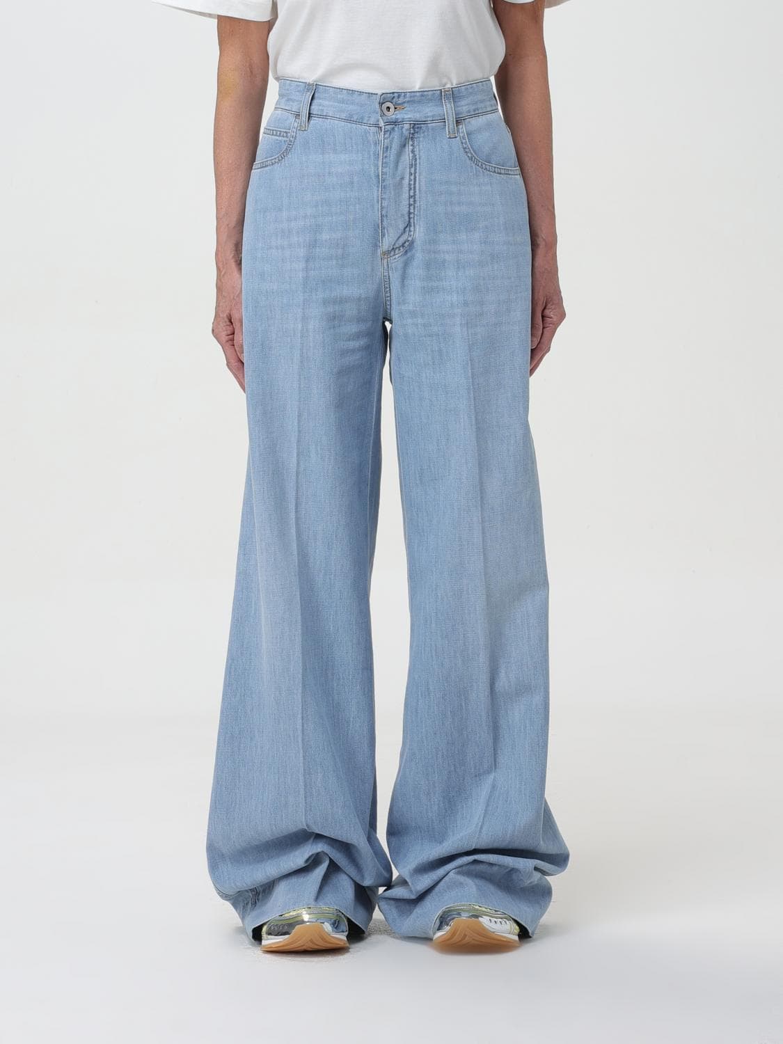 Bottega Veneta Jeans Woman color Stone Washed