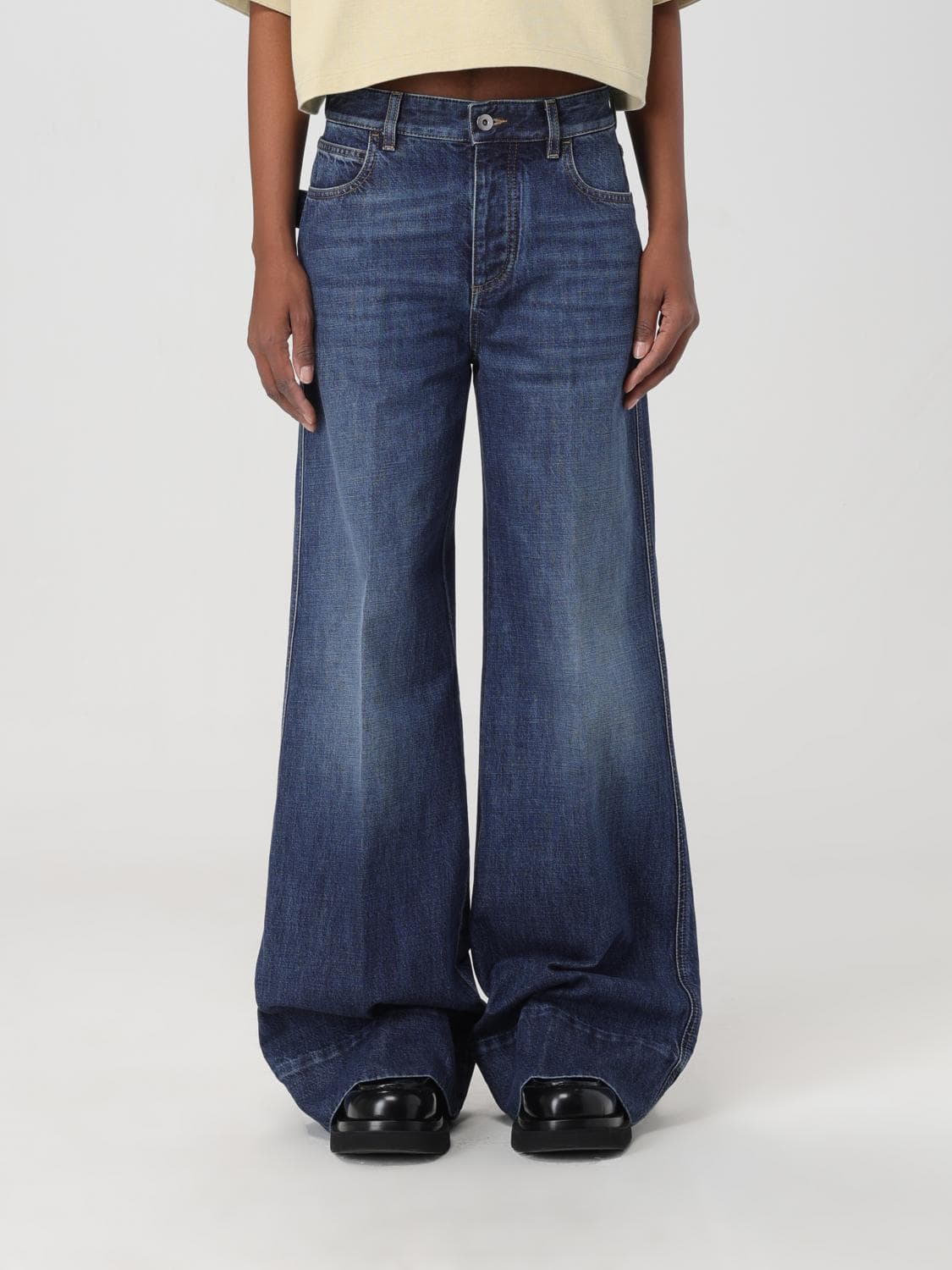 Bottega Veneta Jeans Woman color Denim