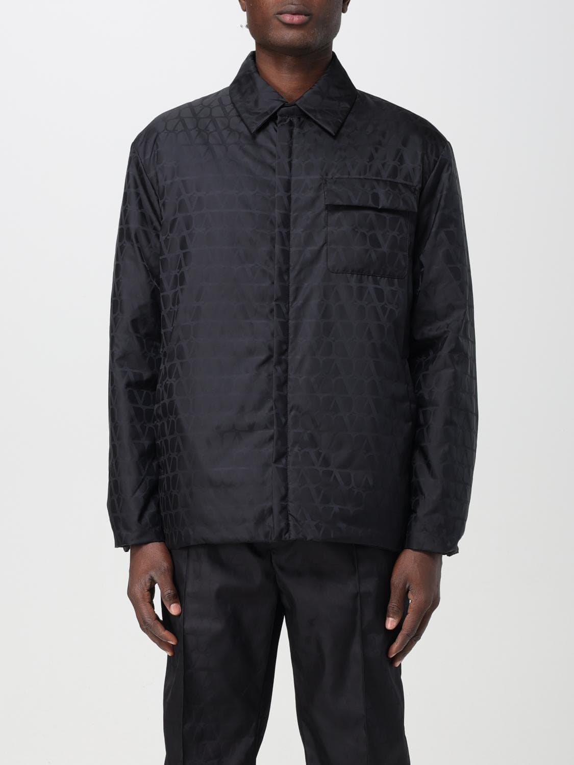 Valentino Jacket Men color Black
