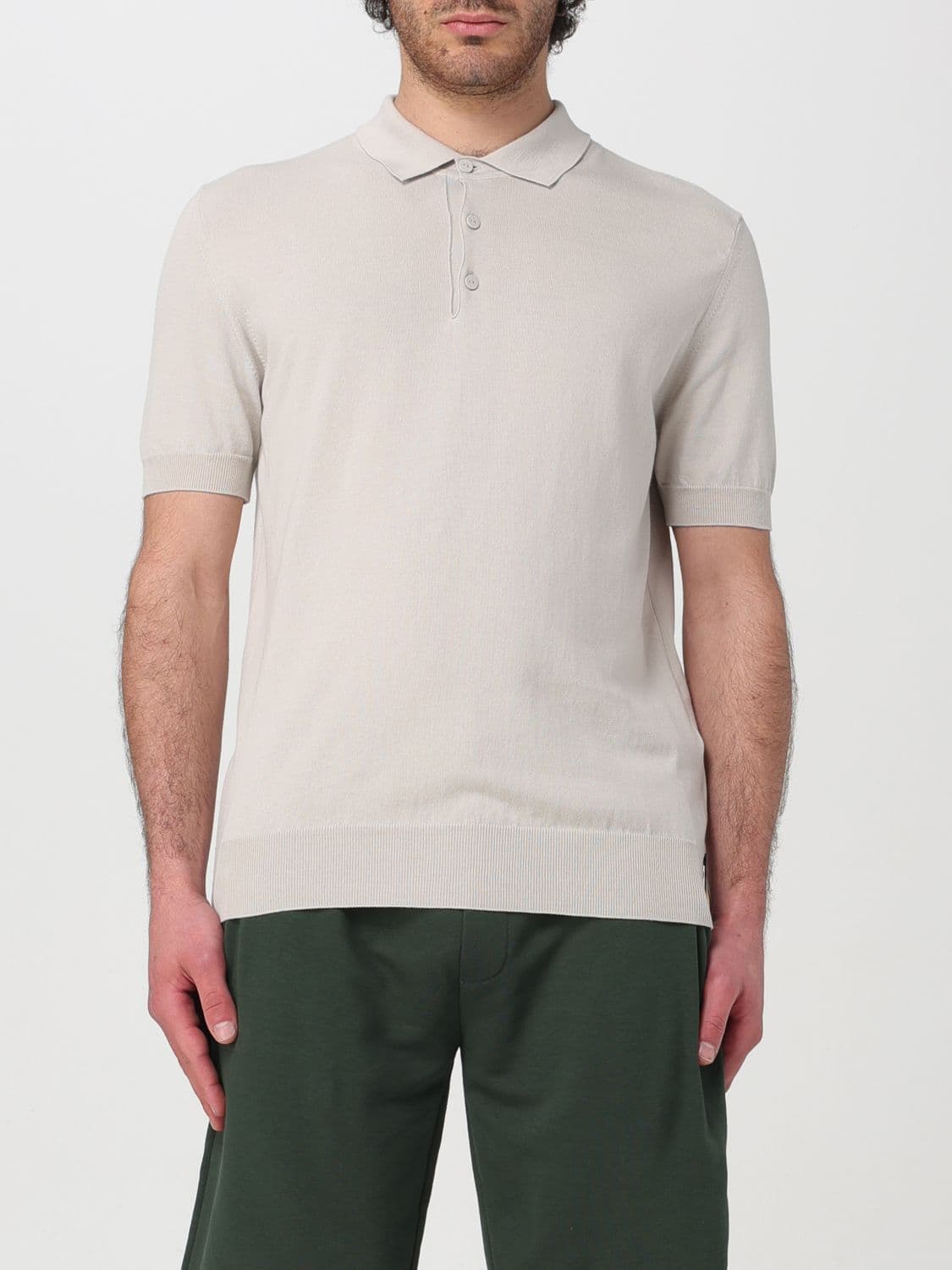 K-Way Polo Shirt Men color Beige · XL