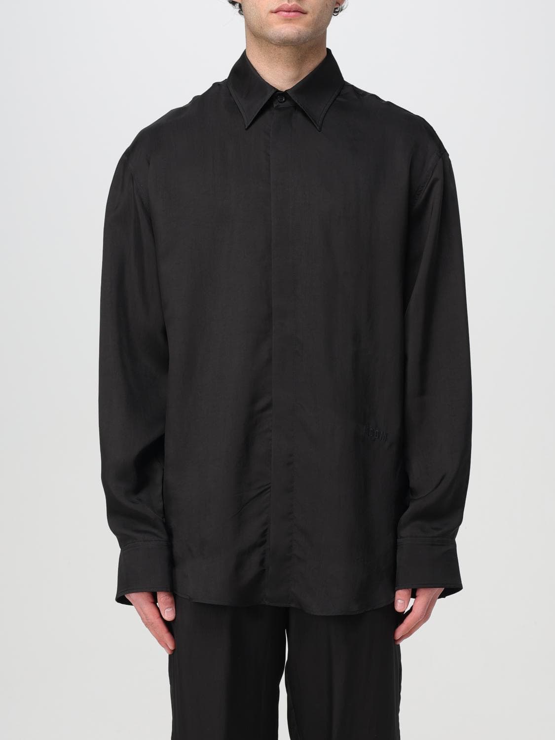 Msgm Shirt Men color Black · 41