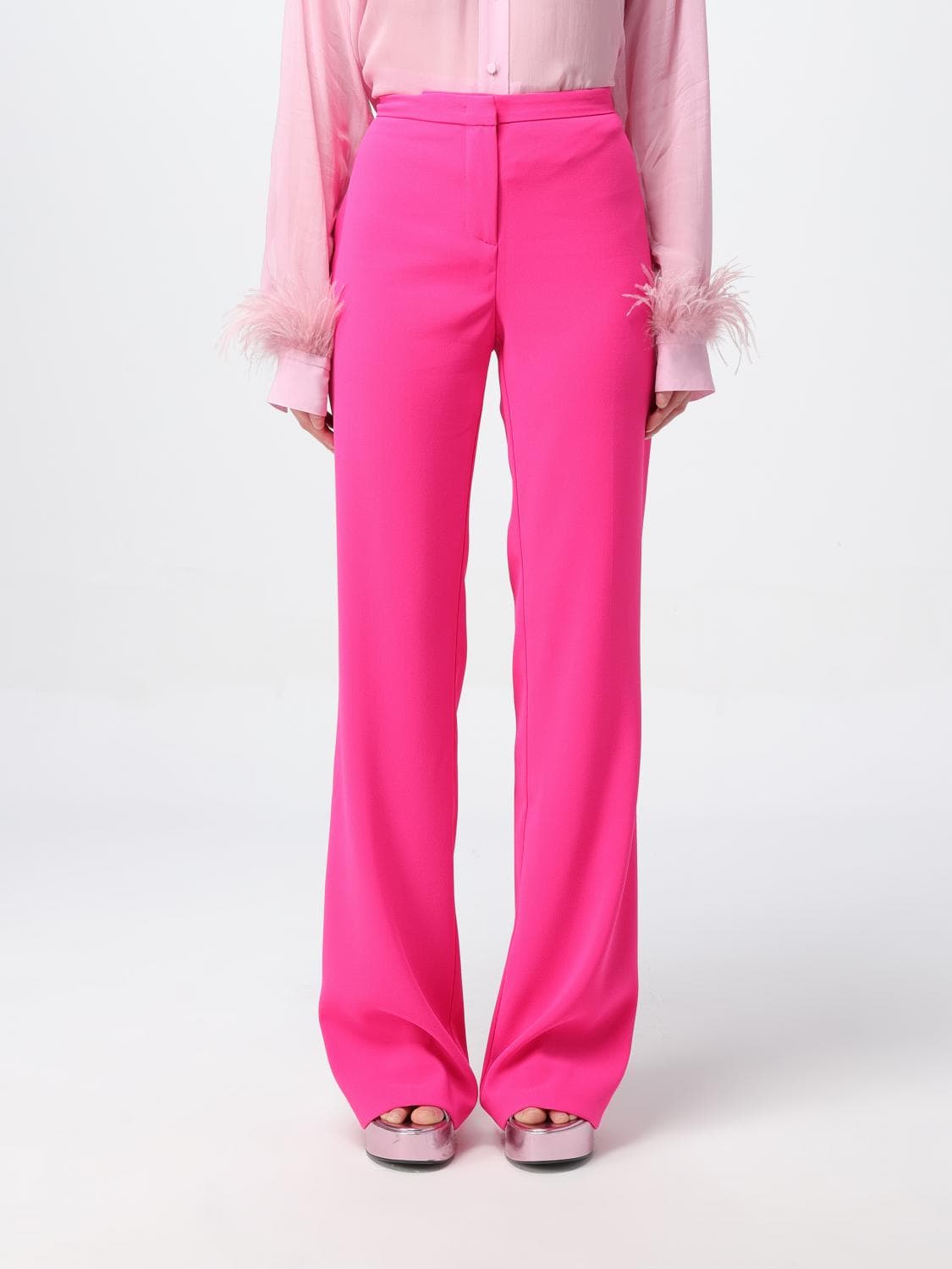 Pinko Pants Woman color Fuchsia