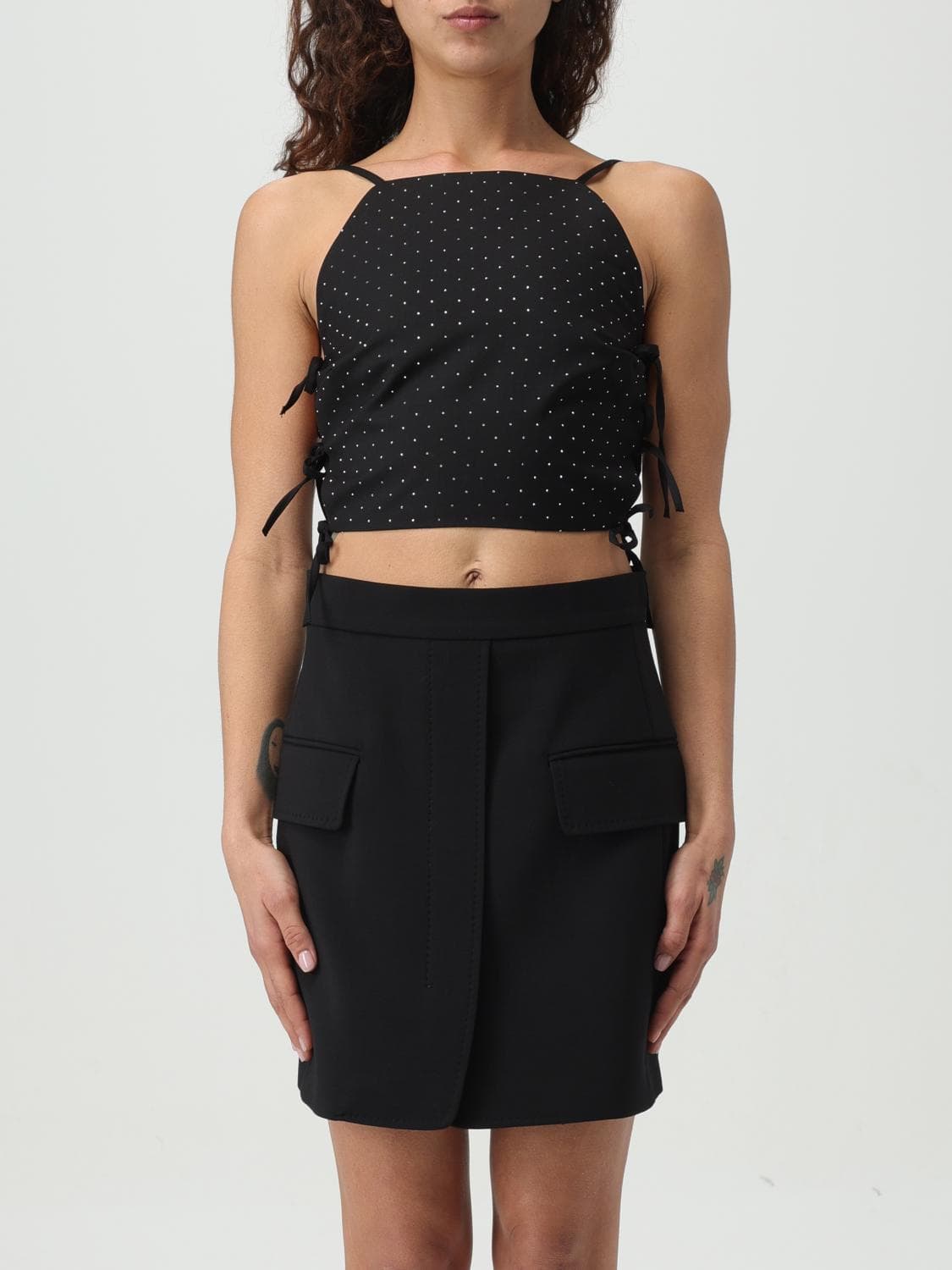 Chiara Ferragni Top Woman color Black