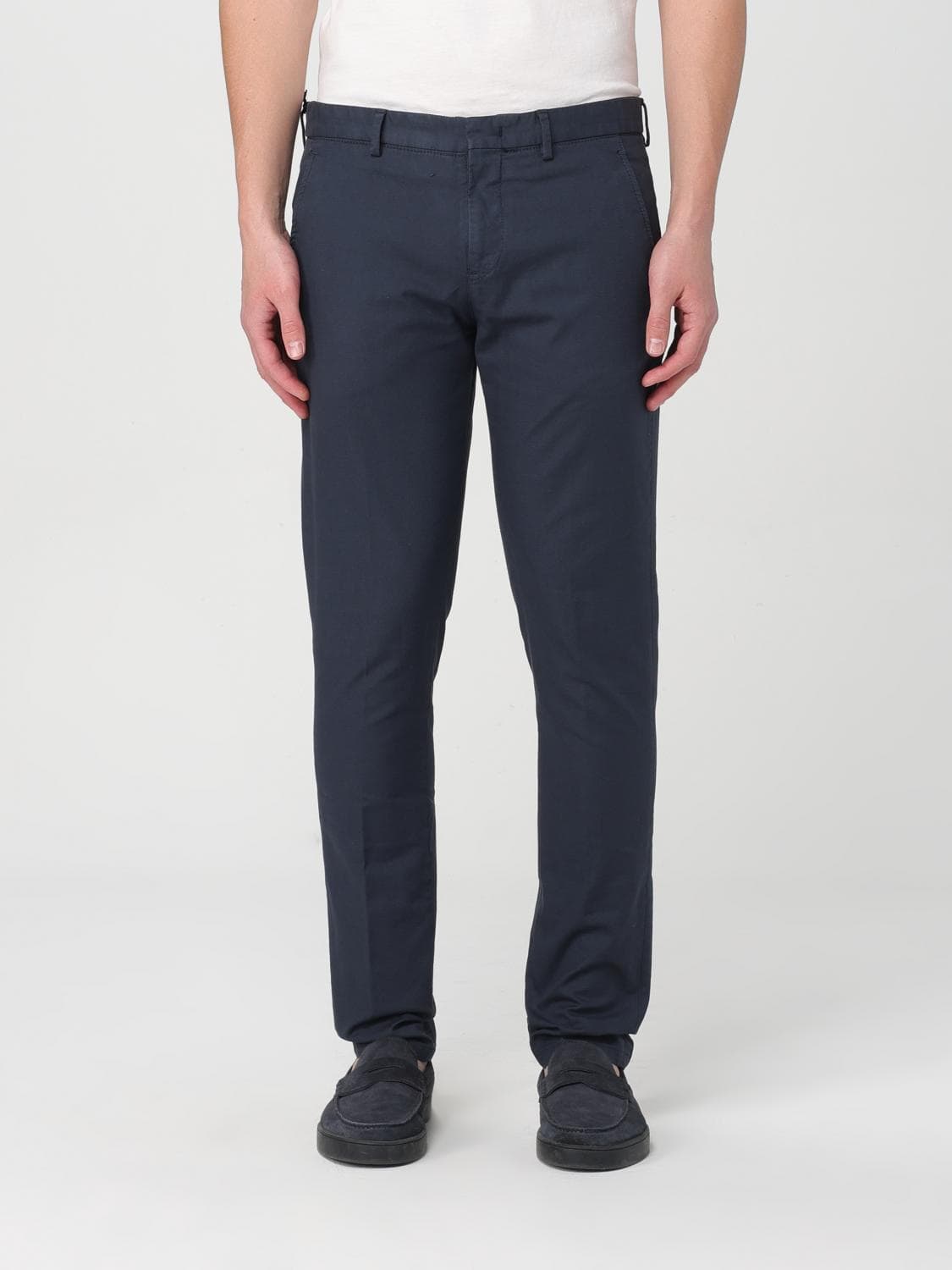 Pt Torino Pants Men color Blue
