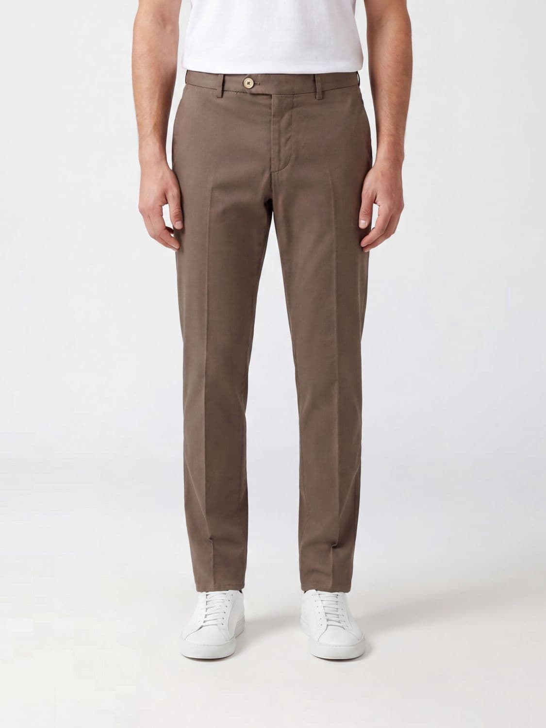 Brunello Cucinelli Pants Men color Brown · 56