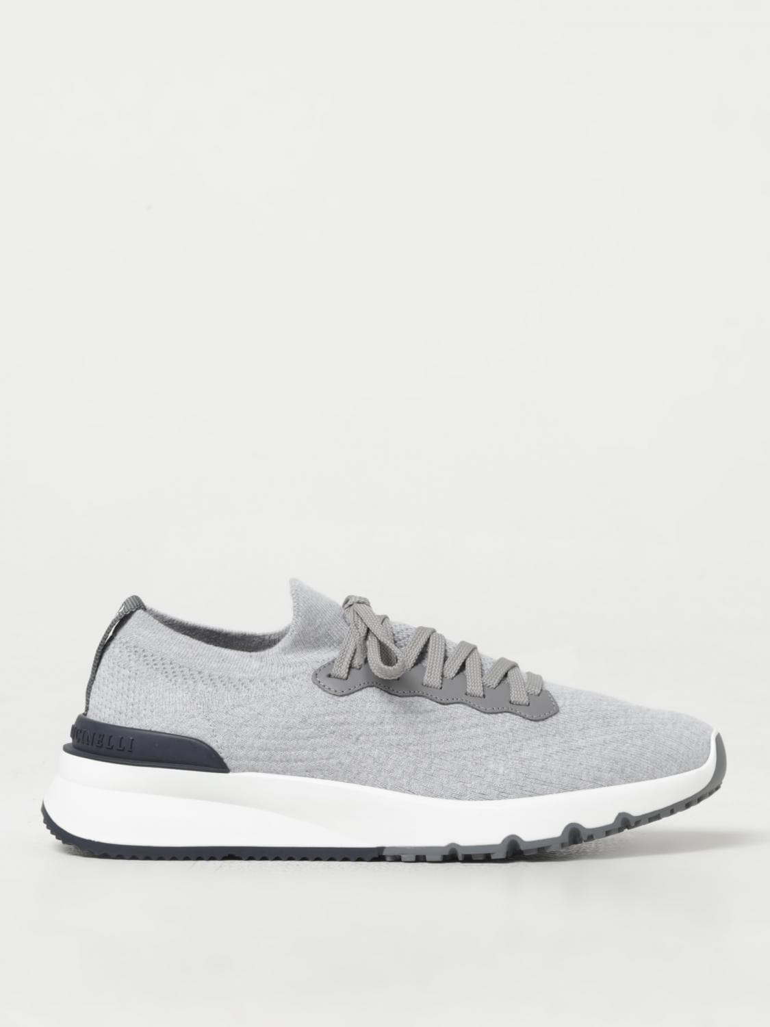 Brunello Cucinelli Sneakers Men color Silver