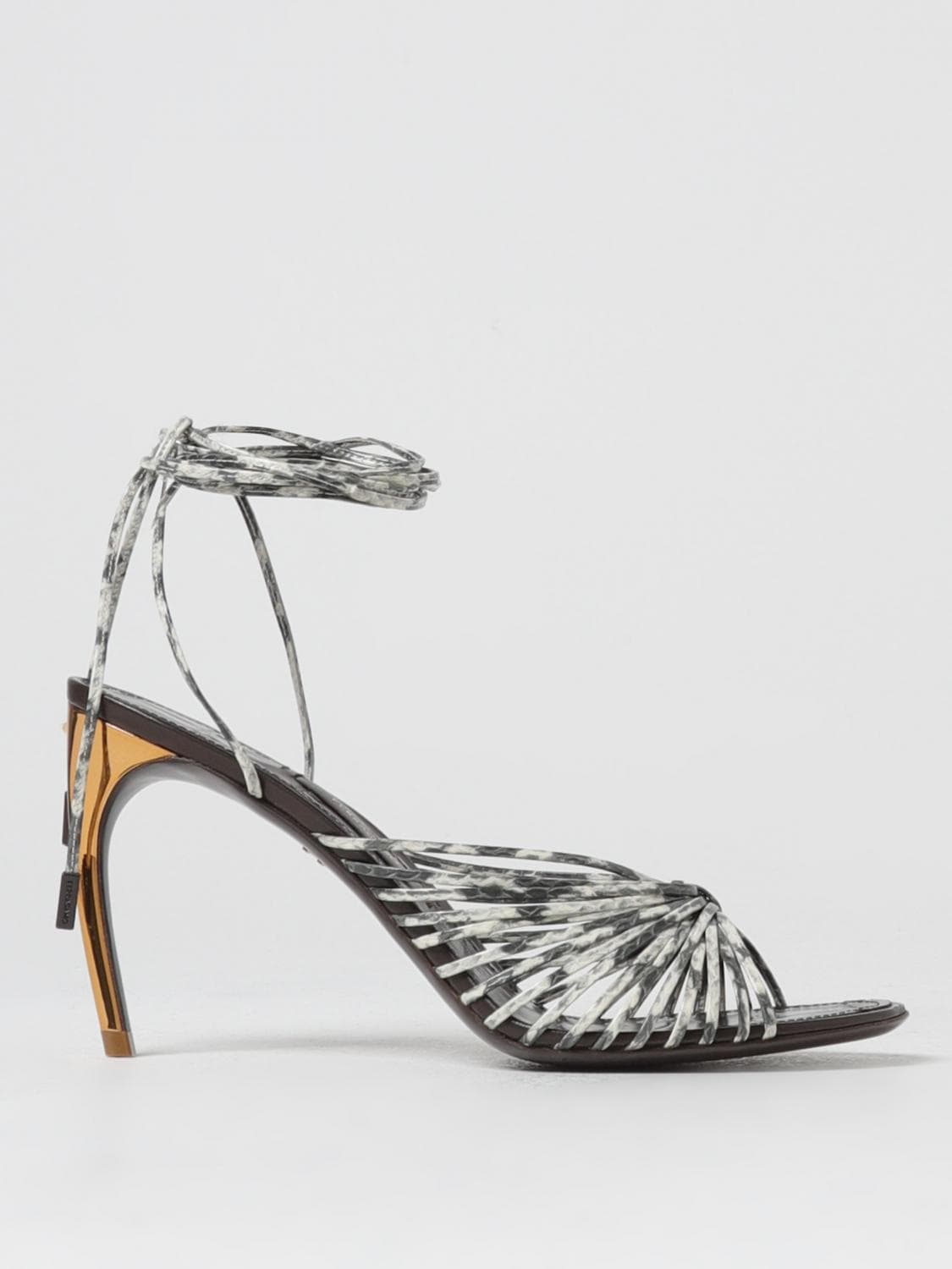 Ferragamo Heeled Sandal Woman color Grey