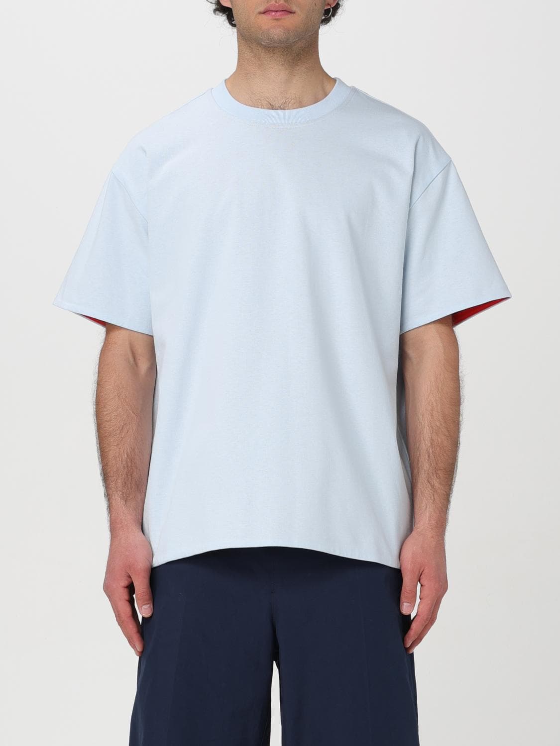 Bottega Veneta T-Shirt Men color Gnawed Blue · S
