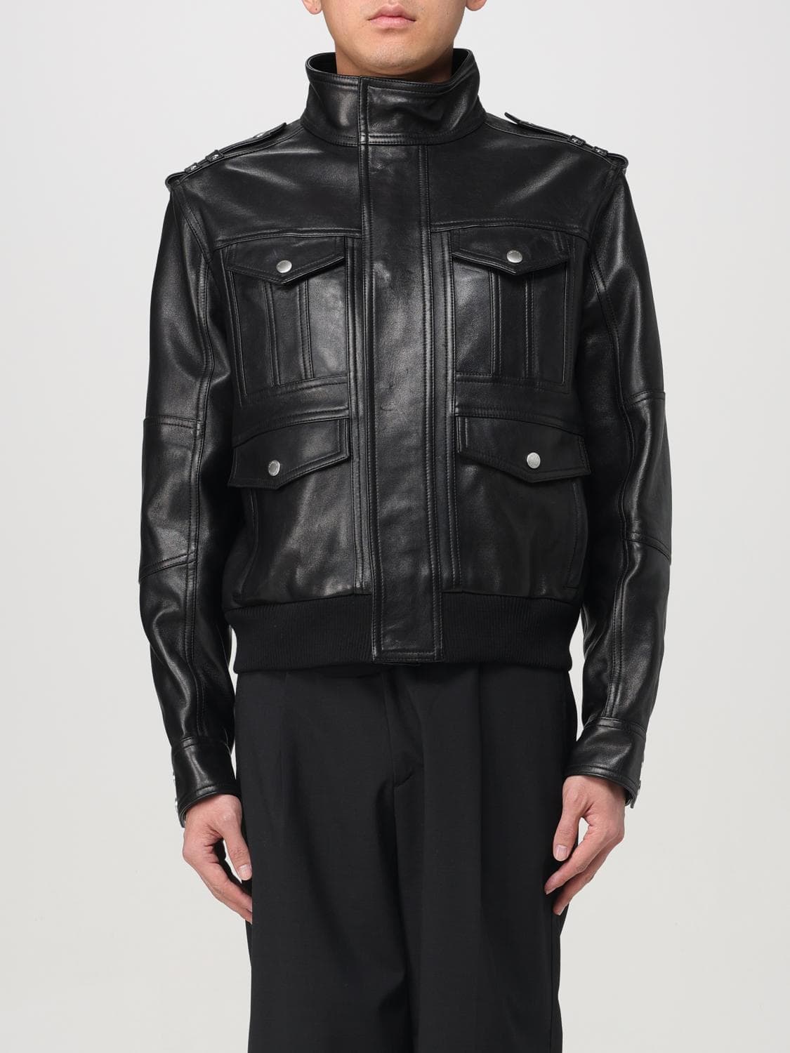 Balmain Jacket Men color Black