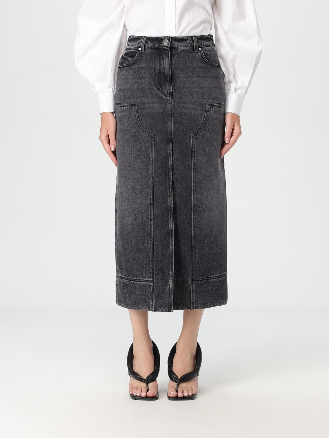 Pinko Skirt Woman color Grey
