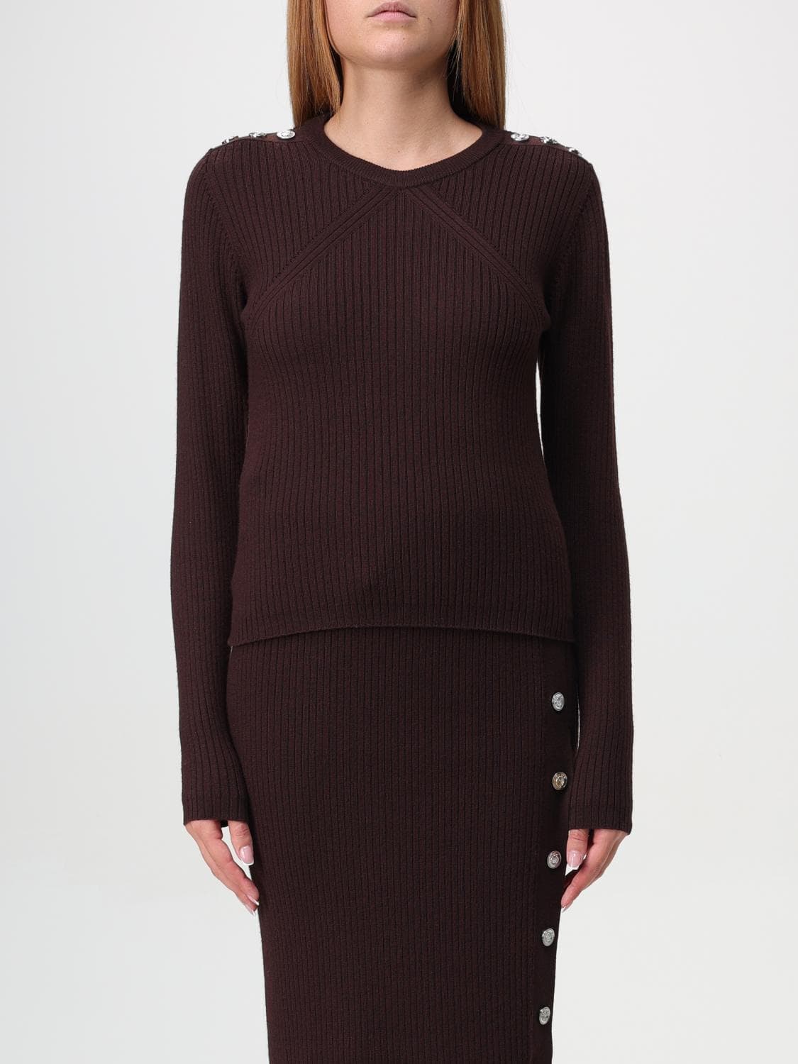 Pinko Sweater Woman color Brown