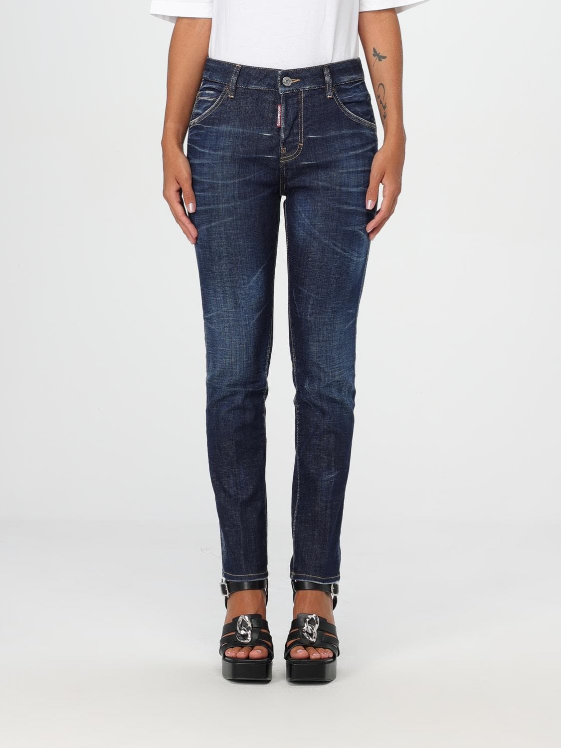 Dsquared2 Jeans Woman color Denim · 42