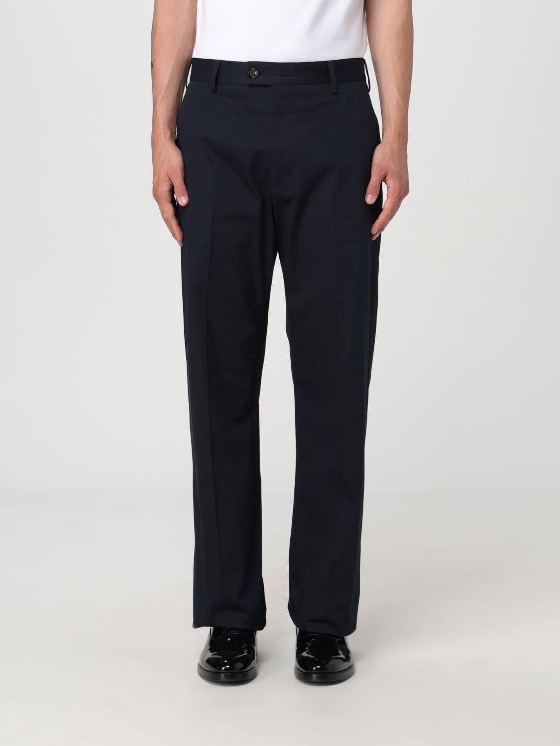 Mcqueen Pants Men color Navy