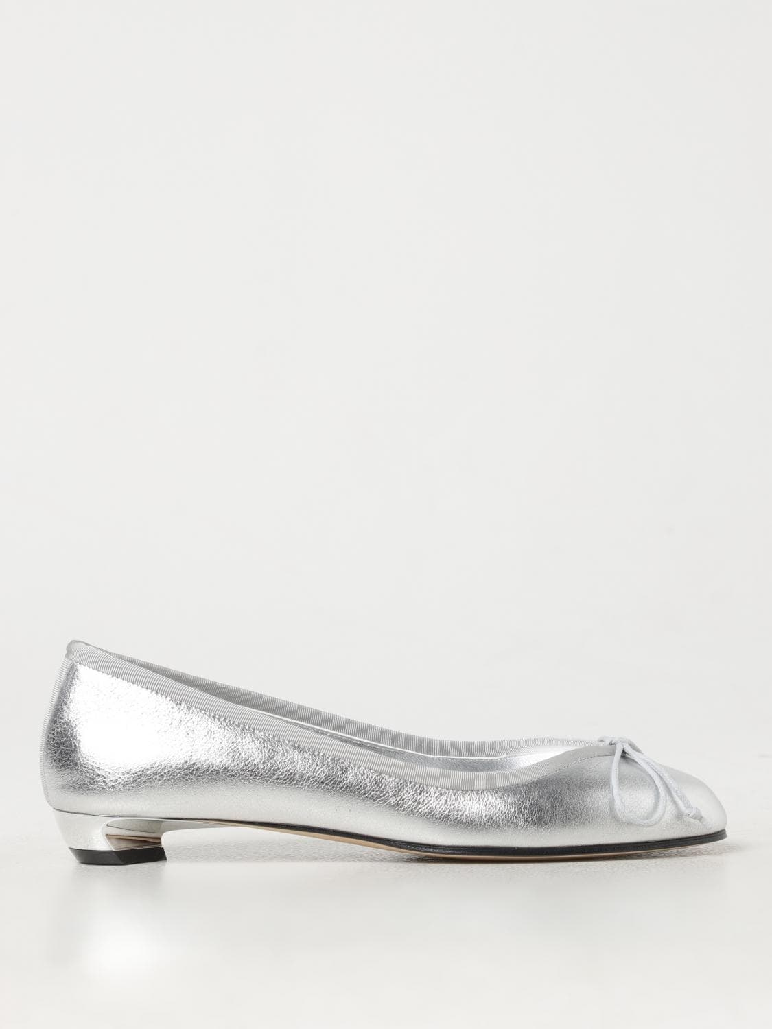 Mcqueen Ballet Flat Woman color Silver
