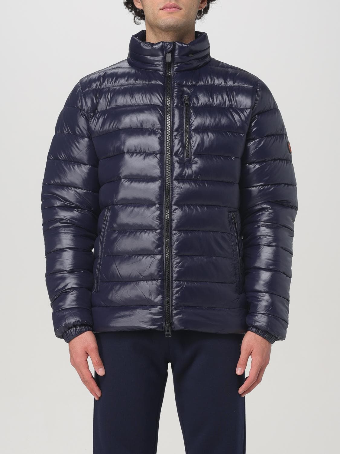 Save The Duck Jacket Men color Blue
