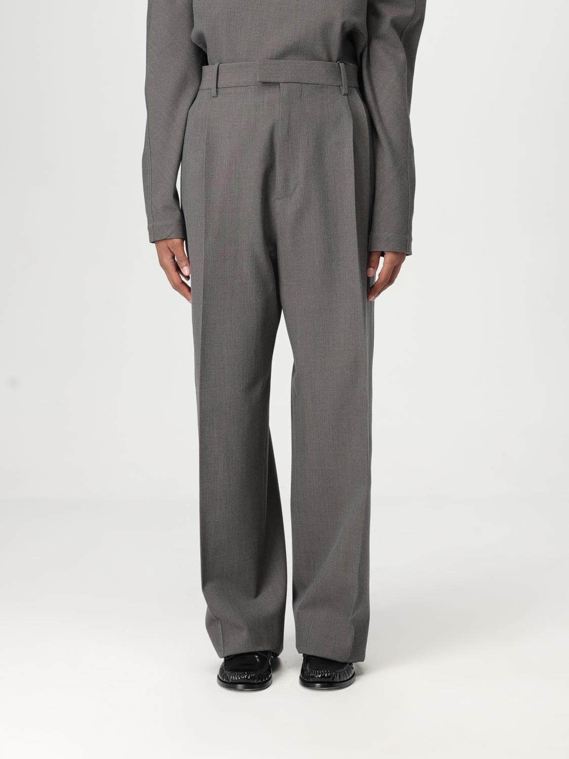 Bottega Veneta Pants Woman color Grey · 42