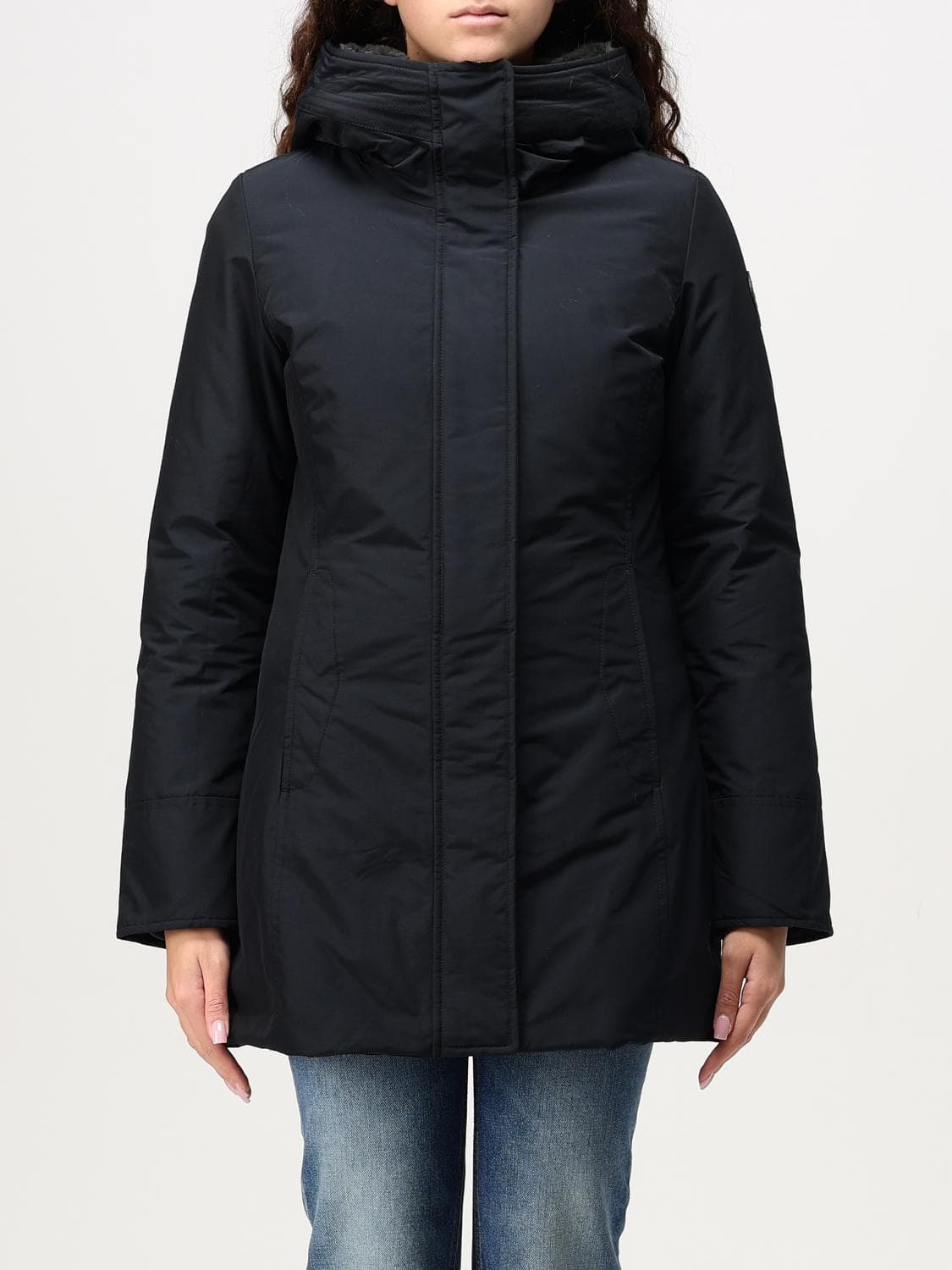 Woolrich Jacket Woman color Blue · XS