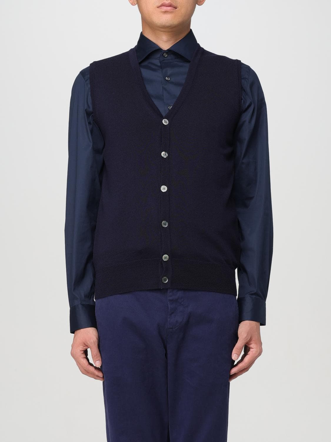 Xc Suit Vest Men color Blue
