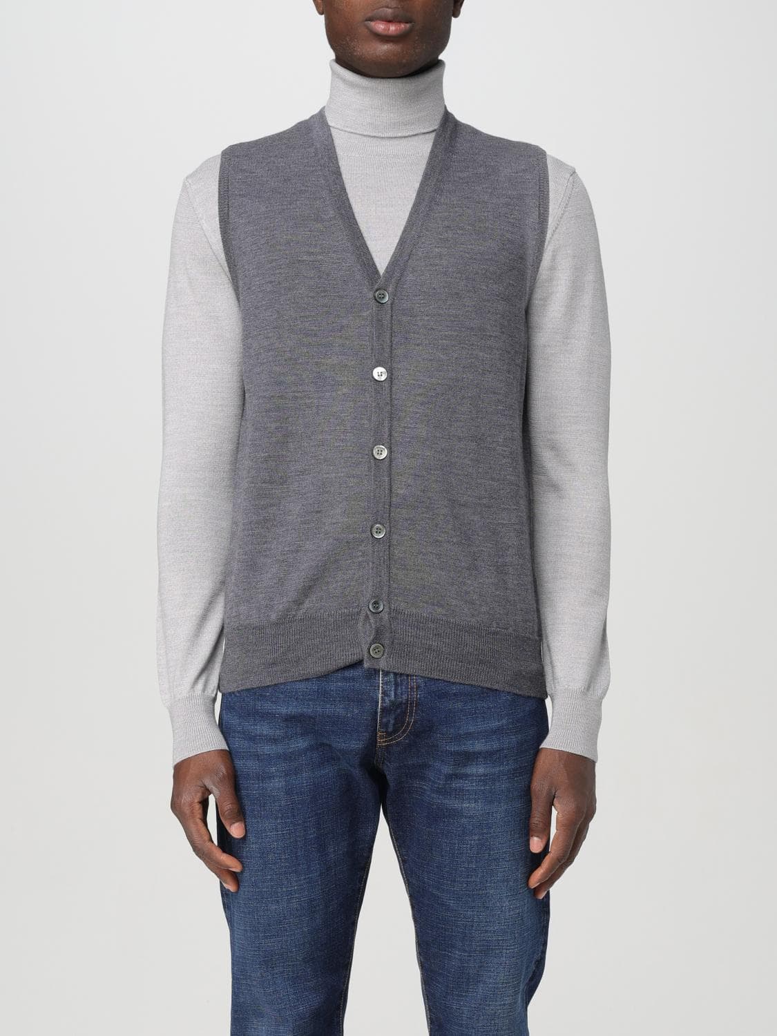 Xc Suit Vest Men color Grey