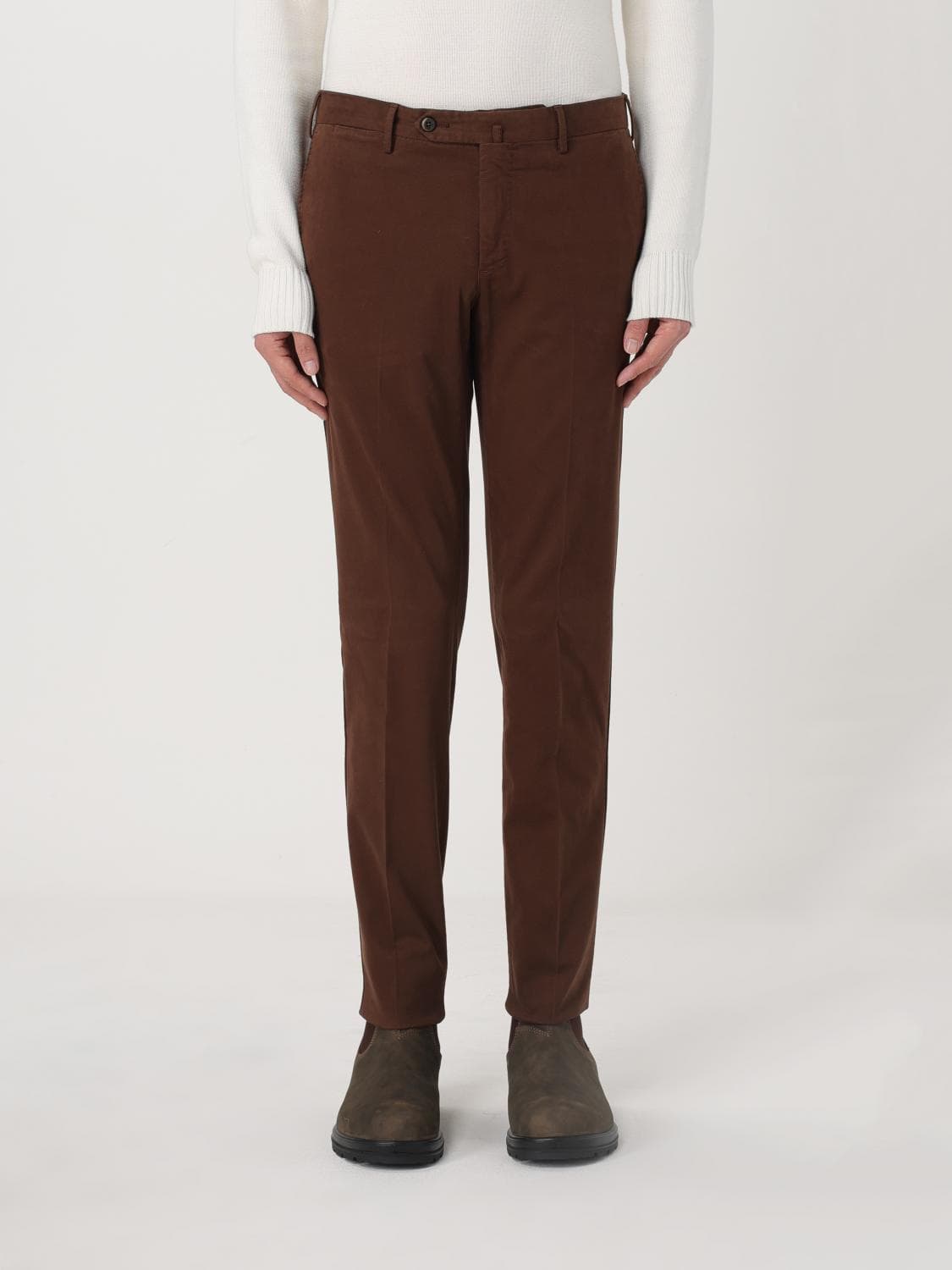 Pt Torino Pants Men color Coffee · 52
