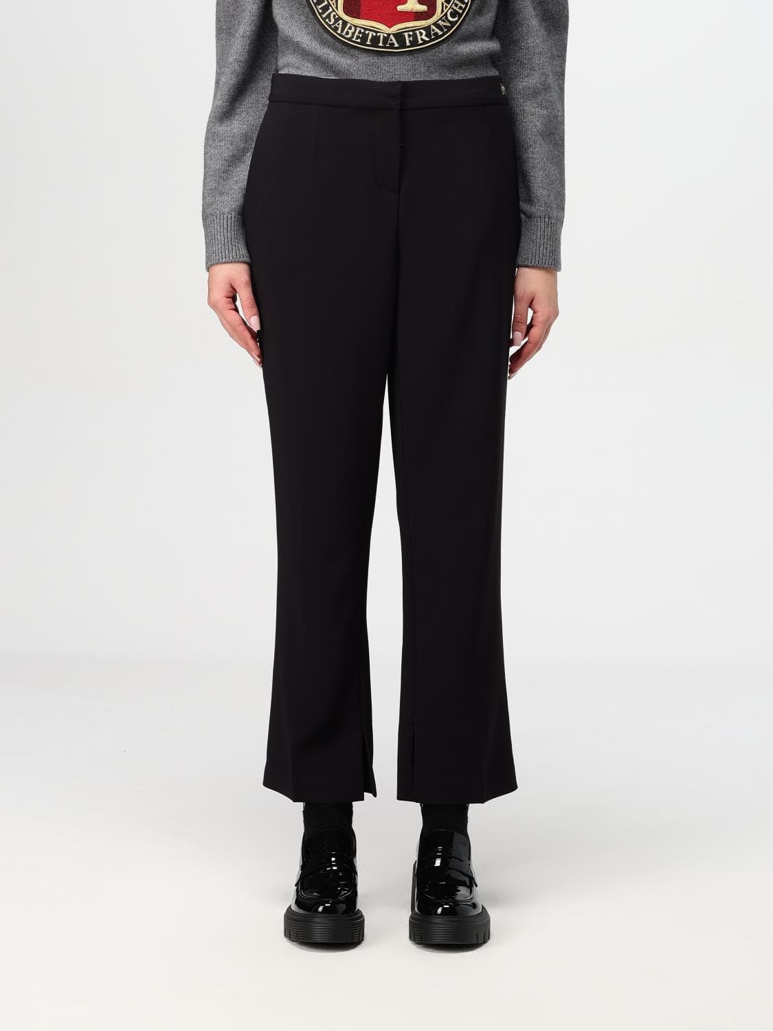 Elisabetta Franchi Pants Woman color Black