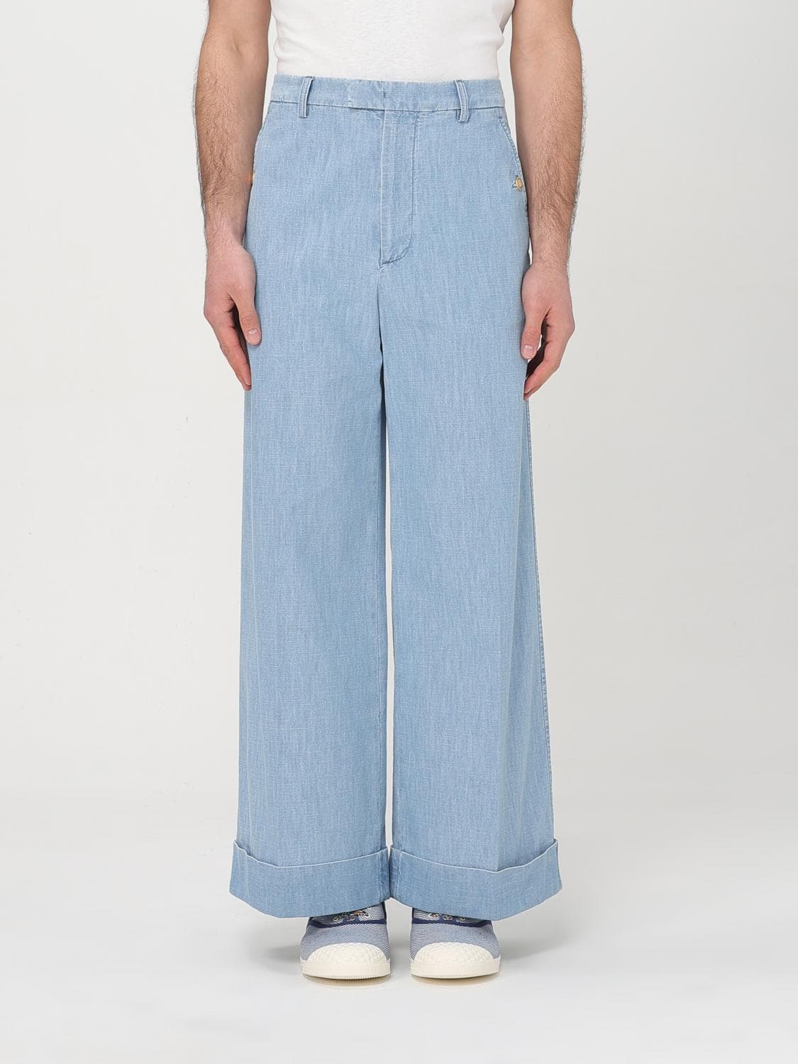 Valentino Jeans Men color Denim